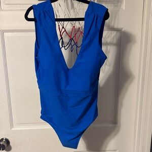 Vibrant Blue Sleeveless Bodysuit